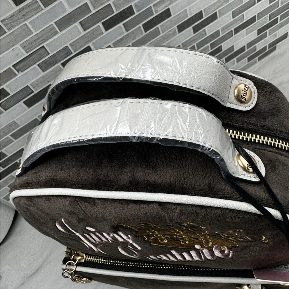 Viral Vintage Juicy Couture The key to Juicy Chocolate Md Backpack NWT EXCLUSIVE